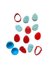 Load image into Gallery viewer, Mini easter cookie cutter fondant egg hunt cookie