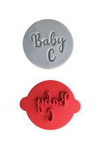 Load image into Gallery viewer, Baby shower Cookie Stamp Personalized Baby shower Gift