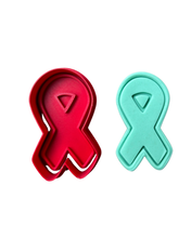 Load image into Gallery viewer, Breast cancer awareness think pink cancer ribbon cutter