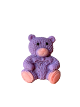 Load image into Gallery viewer, Cute Bear Silicone Mould knitted pattern bow baby shower