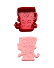Load image into Gallery viewer, Worlds best mum trophy cookie cutter debosser #1 mother's day