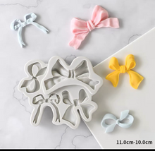Load image into Gallery viewer, Stylish Bow Silicone Mould Cake Fondant drip bow Soap