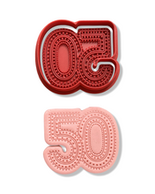 Load image into Gallery viewer, NAIDOC week debosser cookie raised stamp Aboriginal First Nations 50 years anniversary