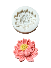 Load image into Gallery viewer, Lotus flower Silicone Mould Cake Fondant Candle Sugarcraft Soap Mother's day