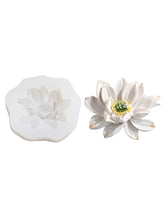 Load image into Gallery viewer, Large Lotus flower Silicone Mould Cake Fondant Candle Sugarcraft Soap Mother's day