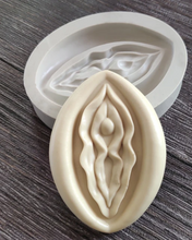 Load image into Gallery viewer, Vulva Silicone Mould Fondant Sugarcraft Soap candle valentines adult theme