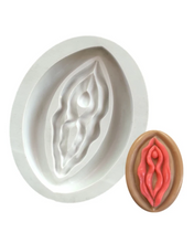 Load image into Gallery viewer, Vulva Silicone Mould Fondant Sugarcraft Soap candle valentines adult theme