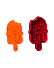 Load image into Gallery viewer, The coolest pop grandpa cookie cutter set ice pops grandfather happy father's day
