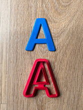 Load image into Gallery viewer, Alphabet Cookie Cutter Letter cookie cake large jumbo size