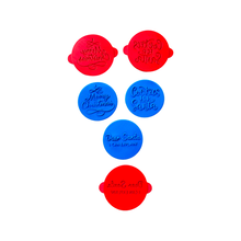 Load image into Gallery viewer, Merry Christmas Cookie Debosser cookies for Santa dear Santa I can explain popped stamp