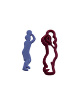Load image into Gallery viewer, Basketball Poses Cutter jump shot carry layup dunk silhouette