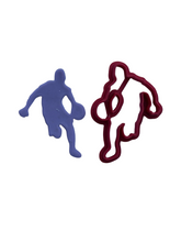 Load image into Gallery viewer, Basketball Poses Cutter jump shot carry layup dunk silhouette