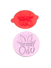 Load image into Gallery viewer, Some bunny is One Cookie Stamp 1st Birthday embosser cake decoration baby birthday