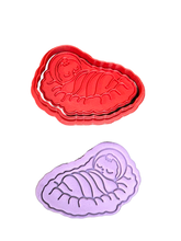 Load image into Gallery viewer, Traditional Christmas Nativity Scene Cookie Cutter Stamp Merry Christmas Baby Jesus Cross