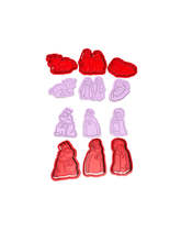 Load image into Gallery viewer, Traditional Christmas Nativity Scene Cookie Cutter Stamp Merry Christmas Baby Jesus Cross