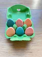 Load image into Gallery viewer, Multi colour egg cartons PYO cookie Easter Cookie Box Craft Material Half dozen