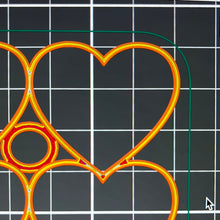 Load image into Gallery viewer, Multi hearts Cutter mini heart Cookie Fondant Cutter