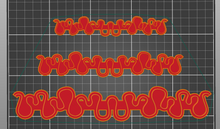 Load image into Gallery viewer, Drip cutter stamp honey cookie drip cake