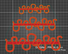 Load image into Gallery viewer, Drip cutter stamp honey cookie drip cake