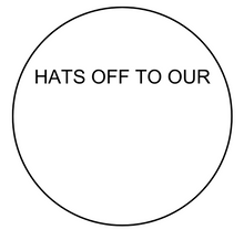 Load image into Gallery viewer, Hats off to our teachers cookie stamp embosser customized World Teacher's day