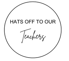 Load image into Gallery viewer, Hats off to our teachers cookie stamp embosser customized World Teacher's day