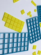 Load image into Gallery viewer, grid cutter multi square sharp edge cookie fondant cutter 1cm 1.5cm 2cm set minecraft cakes