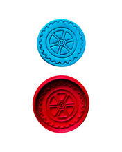 Load image into Gallery viewer, Racing Cookie Cutter Stamp Helmet Tire Flag