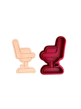 Load image into Gallery viewer, Hair Salon Cookie Cutter Stamp Scissors Blower Brush Comb Chair Iron