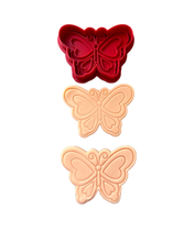 Load image into Gallery viewer, Butterfly cookie cutter stamp - Monarch butterfly Encanto theme