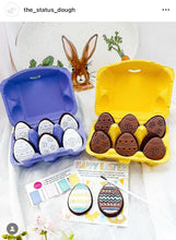 Load image into Gallery viewer, Multi colour egg cartons PYO cookie Easter Cookie Box Craft Material Half dozen