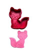 Load image into Gallery viewer, Woodland theme animals cutter debosser Rabbit bear fox raccoon squirrel