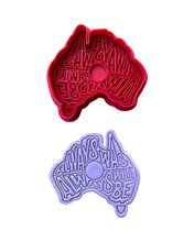 Load image into Gallery viewer, Always was cookie cutter stamp Australia map NAIDOC week Aboriginal people Didgeridoo
