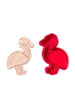 Load image into Gallery viewer, Australian Animals Cookie Cutter Stamp Koala Crocodile Kangaroo Platypus Wombats Emu Tasmanian Devil Cockatoos