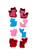 Load image into Gallery viewer, Woodland theme animals cutter debosser Rabbit bear fox raccoon squirrel