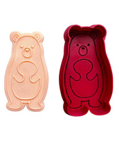 Load image into Gallery viewer, Woodland theme animals cutter debosser Rabbit bear fox raccoon squirrel