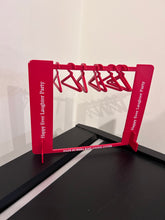 Load image into Gallery viewer, Mini Clothes Rack for cookie display market baby shower clothes hangers Personalised business name