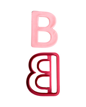 Load image into Gallery viewer, Alphabet Cookie Cutter Letter cookie cake large jumbo size