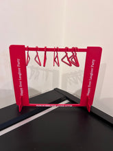 Load image into Gallery viewer, Mini Clothes Rack for cookie display market baby shower clothes hangers Personalised business name