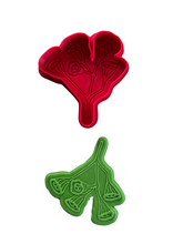 Load image into Gallery viewer, Gum leaf debosser gumnut theme clay aussie theme raised stamp