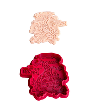 Load image into Gallery viewer, Dragon Cookie Cutter debosser dragon year clay 2024 fortune Luna year Chinese New year
