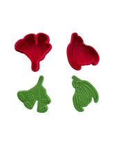 Load image into Gallery viewer, Gum leaf debosser gumnut theme clay aussie theme raised stamp