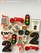 Load image into Gallery viewer, Transportation Road Signs Cookie Cutter Stamp Stop Sign Crossing Tree Airplane Parking Traffic light Ambulance Train