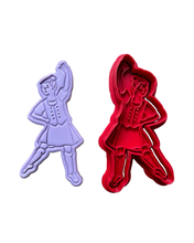 Load image into Gallery viewer, Scottish dancer cookie cutter full body Highland fling dancer