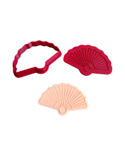 Load image into Gallery viewer, Fan Cookie Cutter Stamp Chinese New year