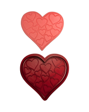 Load image into Gallery viewer, Happy Valentines Day Cookie Cutter Stamp Teddy Bear with Cup Love Letter Multiple Hearts