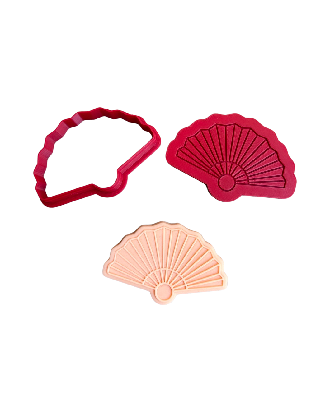 Fan Cookie Cutter Stamp Chinese New year