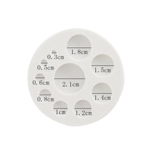 Load image into Gallery viewer, sphere mould pearl hemisphere augar craft cake decor half circle