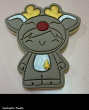 Load image into Gallery viewer, Christmas Reindeer girl Xmas baby Cookie Cutter Stamp Rudolph