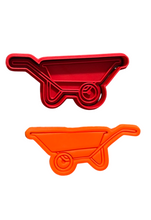 Load image into Gallery viewer, Garden Cookie Cutter Stamp Mother Nan Hose Wheelbarrow Spray Flower Boots Seeds Fork Watering Can Scissors Gloves Trowel Shovel Pot Plant