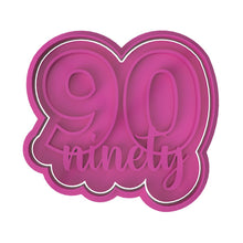 Load image into Gallery viewer, Number cookie cutter Letter combined birthday anniversary embosser 21 30 40 50 60 70 80